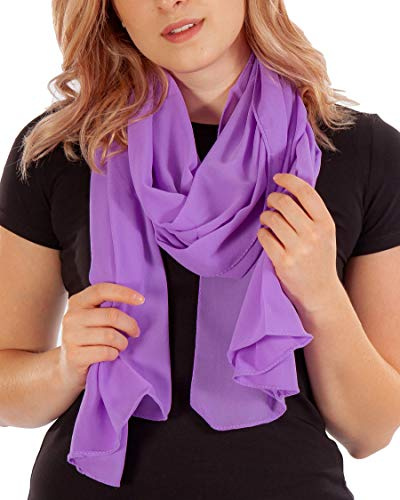 DOLCE ABBRACCIO PRIMAVERA XXL-Schal Stola Halstuch Chiffon 160 x 70cm