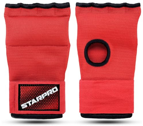 Starpro Bande Boxe sous Gants Intérieurs et Protecteur de Poing et de Pouce pour la Formation en Boxing, Sparring, Muay Thaï, Kickboxing, MMA, Arts Martiaux et Combat Training - Couleurs Variées