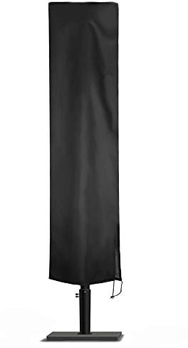 Keyohome Coperture per Ombrellone Impermeabile, Copertura Dell'Ombrello Cover con Zip,Traspirante 210D Oxford Coperture per Parasole Giardino 240x57x57CM