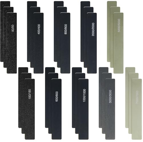 30 Palos de Lijado Palos de Lijado de Papel de Lija para Modelos de Plástico Herramientas de Lijar Madera y Metal Palillo de Pulido Mini Lijadora de Dedos para Accesorios de Manualidades