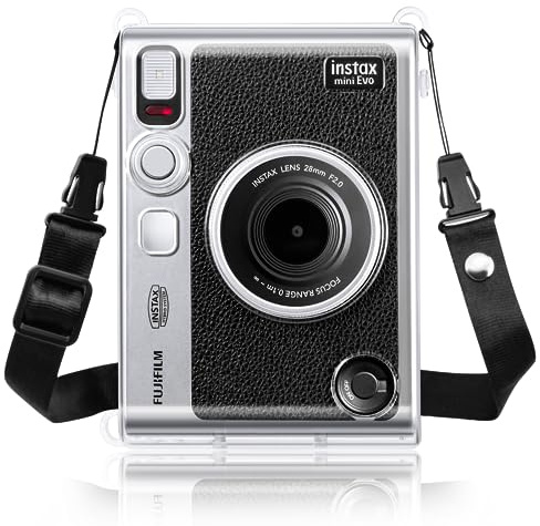 Rieibi Accessories for Fujifilm Instax Mini Evo Instant Camera Clear