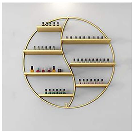 ZBJDX Scaffale Appeso Lo Smalto, Scaffale Parete Metallo per Lo Smalto, Scaffale L'Esposizione della Colla per Lo Smalto, Scaffale Galleggiante, Scaffale Multifunzionale per Lo Stoccaggio,d'oro