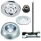 Kit adaptador de hoja para Stihl FS55 FS55R FS56 FS56RC FS70R FS80 FS85 FS90 FS90R FS94 FS94R FS100RX FS110 FS120 FS130 FS130R FS240 FS250 (arandela de empuje, placa de conductor, Placa de empuje