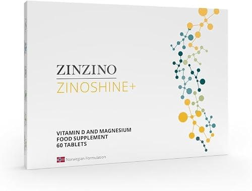 ZinZino ZinoShine+ Vitamin D3 & Magnesium, vegan, 60 Tabletten