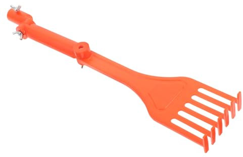 GLSTOY Gutter Cleaning Rake Leaf Gutter Cleaning Tool Scoop Tool Duster Outdoor Leaves Rake Outdoor Duster