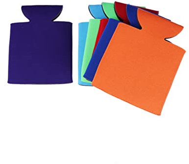 OFFSCH 6stücke Dosenhülle Für Getränke Bierdosenkühler Dosenkühler Praktisch Für Camping Grillabende Outdoor-aktivitäten Zusammenklappbar Leicht Unbedruckt Personalisierbar