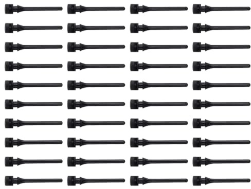 VOANZO Gummi-Lüfterhalterungen, 45 mm Gehäuse, Lüfterbefestigungsschrauben, Antivibrations-Gummistifte, Silikon-Befestigungsnieten, vibrationsdämpfende Aufsätze, 40 Stück