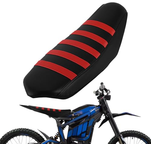 Dirt Bike Seat Cover, Soft PVC Leather Motorcycle Seat Cover Anti-Slip Pad Seat Cover for Talariasting Talaria Sting MX3/MX4/MX5 Electric Bike-Red