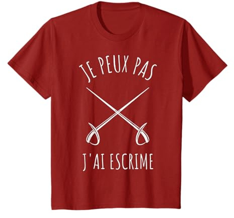 Je Peux Pas J'ai Escrime Jeu d'escrime Cadeau T-Shirt