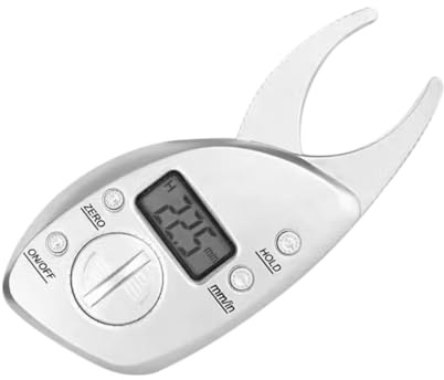 ZUNOXAZ Pince à Plis Cutanés Numérique Professionnelle Appareil de Mesure Masse Grasse Affichage Lcd Portable pour Suivi Corporel Silhouette Santé