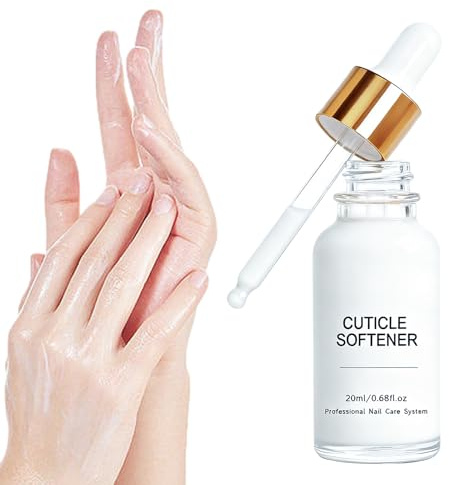 Qiwieod Suavizante De Cutículas Para Uñas, 20 ml Fortalecedor De Uñas, Protector De Piel Seca, Para Mujeres Belleza Manicura Y Hogar Viaje Manos Pies Dedo Del Pie Talón