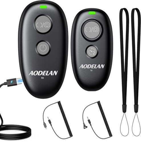 Upgrade for Nikon Rechargeable Wireless Camera Remote Control,AODELAN Shutter Release Compatiable with P950, Z6 II, D6, D780, Z5, Z7 II, Z9, Z8, Z6 III, P1100, P1000, Z7, Z6, D850, D7500