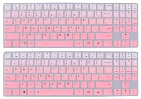 COHEALI 2pcs Keyboard Protector Laptop Keypad Protective Keyboard Covers for Laptop Pink