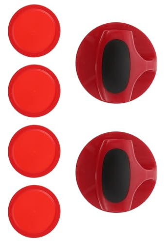 CALLARON 1 Ensemble de Palets et Pousseurs de Hockey Air en Plastique, Remplacement pour Table Air Hockey, Taille 94Mm, Robustes et Adaptés pour Jeu en Salle de Loisirs