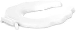 KOHLER K-4686-A-0 Primary Round Open-Front Toilet Seat with Antimicrobial Agent, White