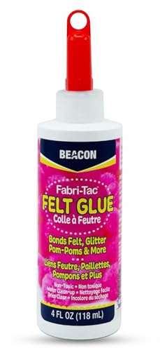 Pegamento de fieltro, botella media 115 ml, transparente