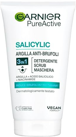 GARNIER Pur Reinigungs Scrub + Mask 3In1 + 150 Ml Gesichtspflege