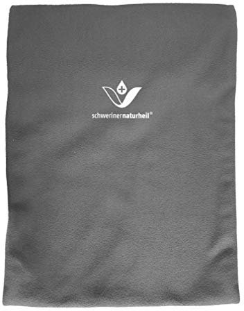 Moor Wärmekissen 28x38 cm mit Fleecebezug in Basaltgrau, Wärmflasche, Heizkissen, Wärmekompresse