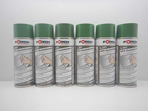 Förch FENDT, vernice spray per trattore, colore verde, 400 ml (6)