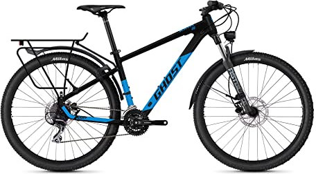 Ghost Kato EQ 27.5R Mountain Bike 2022 (XS/36cm, Black/Bright Blue - Matt)