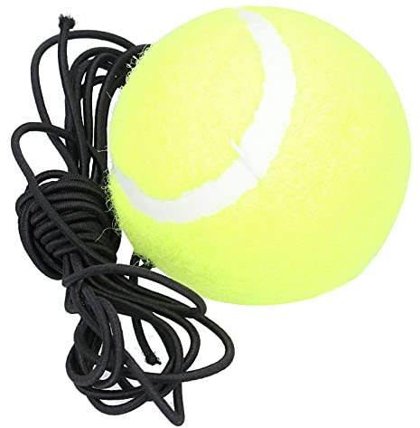 VBESTLIFE Tennisball-Trainer, Elastische Schnur, , Einzelspieler-Übungsball, Hängendes Üben mit Seil