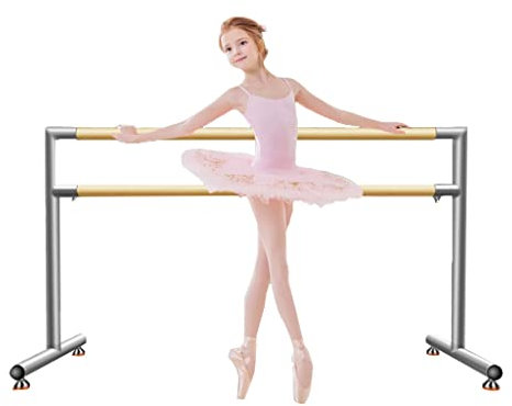 Ballettstange Tragbare doppellagige Ballettstange, Tanztraining for Erwachsene und Kinder, Pilates, aktive Übung (Size : 1M/3.3FT)