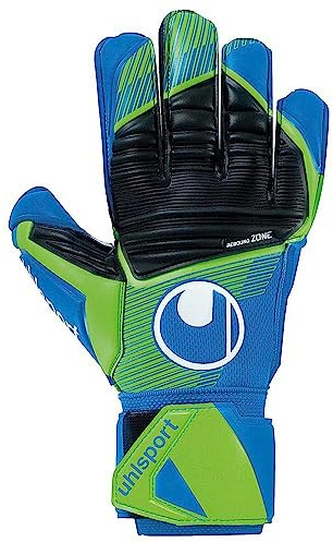 uhlsport Aquasoft Fußball Torwarthandschuhe mit speziellem Haftschaum für Nasswetter, 8.5