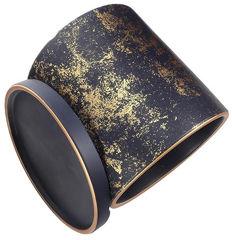 BESPORTBLE 1ensemble Pots De Fleurs Céramique avec Plateau Jardinière pour Plantes Succulentes Idéale pour Décoration De Bureau Et Maison