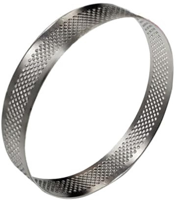 Hoement Dessert Mold Cake Cutter Round Stainless Steel Sturdy Baking Ring for Donuts and Fondant