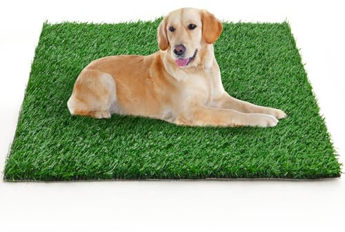 PICK FOR LIFE Dog Artificial Grass Mats for Replacement, Pet Pee Fake Grass for Potty Training, Perfect for Indoor Outdoor Use (80 x 130 cm)