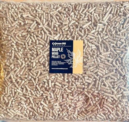 Exstream BBQ 9kg Pellet - 8 Species - For Use With Ninja Electric Smokers & Pizza Ovens (Maple)