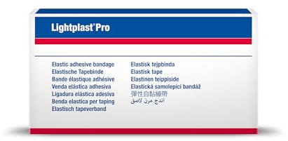 Lightplast Pro Bande élastique adhésive 7,5 cm x 2,35 m, 1 Rouleau