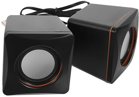 DOITOOL Mini Altavoz Material Abs y Cobre Transmisión de Audio Estable USB Compacto para Computadora de Escritorio Adecuado para Oficina y Viaje