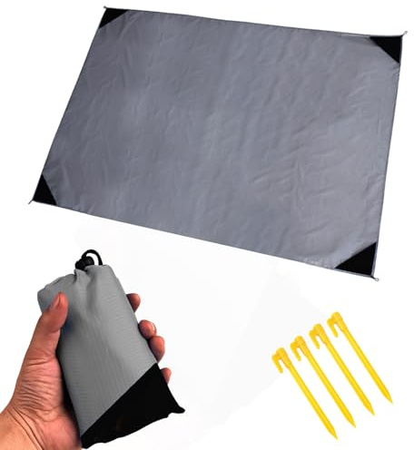 Noaya Outdoor Portable Beach Blanket - Waterproof Outdoor Camping Picnic Mat Camping Blanket, Foldable Light Tent Groundsheet, Beach Mats Sand Free, Camping Essentials