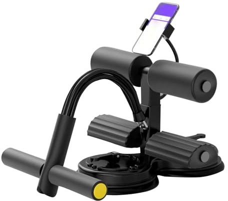 Bauchtrainer, Sit-Up Trainingsgeräte Bodybuilding, Indoor-Trainingsgerät Mit Handyhalterung, Für Rumpfkrafttraining, Planken, Oberschenkel, Boden, Hartholz, Marmorfliesen, Reisen, Büro