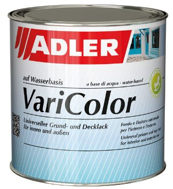 ADLER Varicolor 2in1 Acryl Buntlack für Innen und Außen - 2,5 l Farblos Matt Farblos - Wetterfester Lack und Grundierung - matt