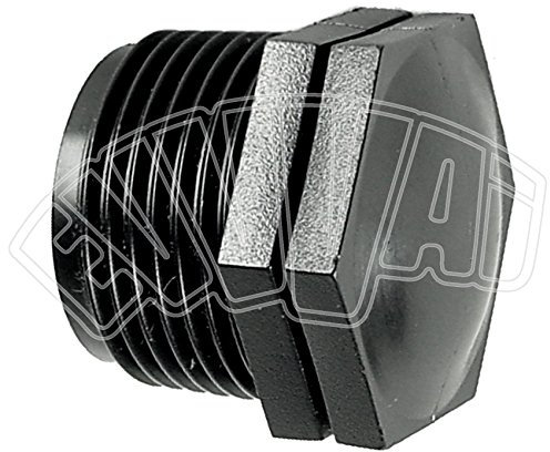 2 TAPPO FILETTATO MASCHIO - PER RACCORDO TUBO IRRIGAZIONE GIARDINO