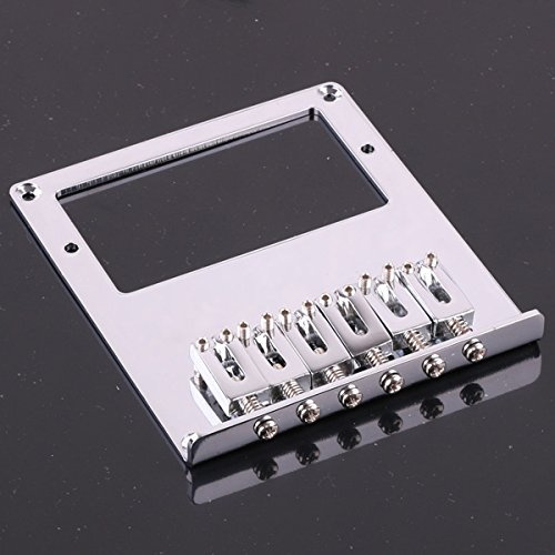 LYWS Tele Bridge Tele Humbucker-Gitarrenbrücke für Telecaster-Gitarre, Chrom