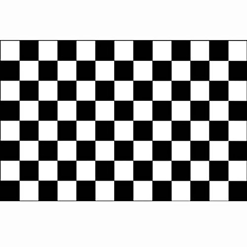 Sombre Industries Drapeau à Damier Racing pour Gare, Corse