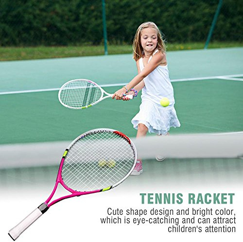 Tennisschläger, Robuster Einzel-Tennisschläger mit Tragetasche Kinder-Trainingsschläger, Profi-Tennis-Schläger für Anfänger, Fortgeschrittene und Elite-Spieler
