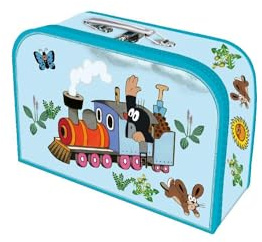 Kinderkoffer Der kleine Maulwurf: 19 x 14 cm; Koffer; Lokomotive; Pauli; Mauli; kleiner Maulwurf; Eisenbahn
