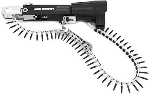 Oumefar Pistola de Clavos Pistola de Clavos automática Potente y Duradero Adaptador de Cadena de Taladro eléctrico de 3 uds.