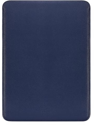 Comfyable laptopfodral 14 tum kompatibelt med MacBook Pro 14 M5 A3426 A3427 M4 M3 M2 M1 Pro/Max 2026-2021, smal MacBook sleeve i konstläder, Midnattsblå