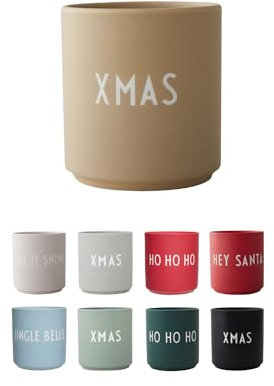 Design Letters Lieblingsbecher XMAS | Weihnachtstassen Ideal für Weihnachtsdeko, Weihnachtsgeschenke für Frauen & Männer, Tischdeko Weihnachten | Porzellan Weihnachtstasse | Kaffeetassen 250 Ml