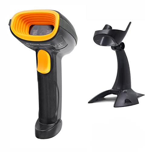 LENVII F620 verdrahteter Handscanner QR Code 1D Leser USB Anschluss mit Halterung