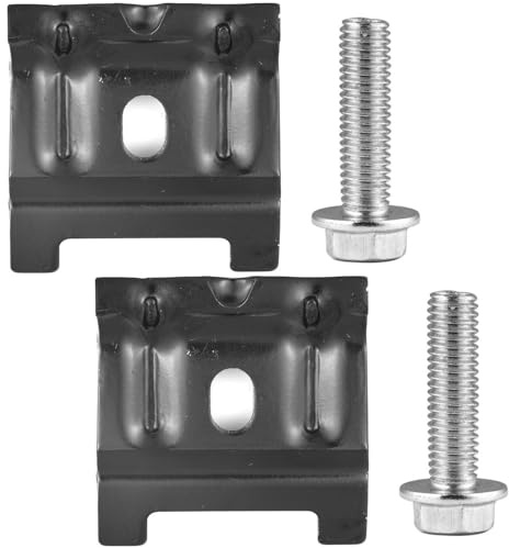 ZingKing 2 Stück Batterie-Halteklammer & Schraube Batterie-1j0803219 Halterung Halteklammerhalterung Metall Mit Schraube Batteriehalterung Für Auto SUV Klemmleiste für Autobatterie