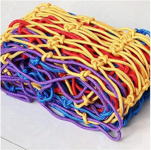 Seilgitter-Treppennetz, Outdoor-Kletternetz, farbiges Gepäcknetz für Veranstaltungen im Innen- und Außenbereich (2 x 2 m))