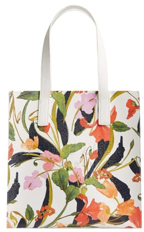 Ted Baker handbag Flossy Floral Printed Small Icon Bag Cream creme-white colorful