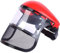Ymxygz Garden Grass Trimmer Safety Helmet Hat, Safety Head-mounted Pvc Protective Mask Full Face Mesh Protective Mask for Brush Cutter Forestry Protection