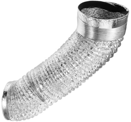 HOMSFOU Tubo flessibile di scarico per canna fumaria, per cappa aspirante, ventilazione, aria condizionata e altro